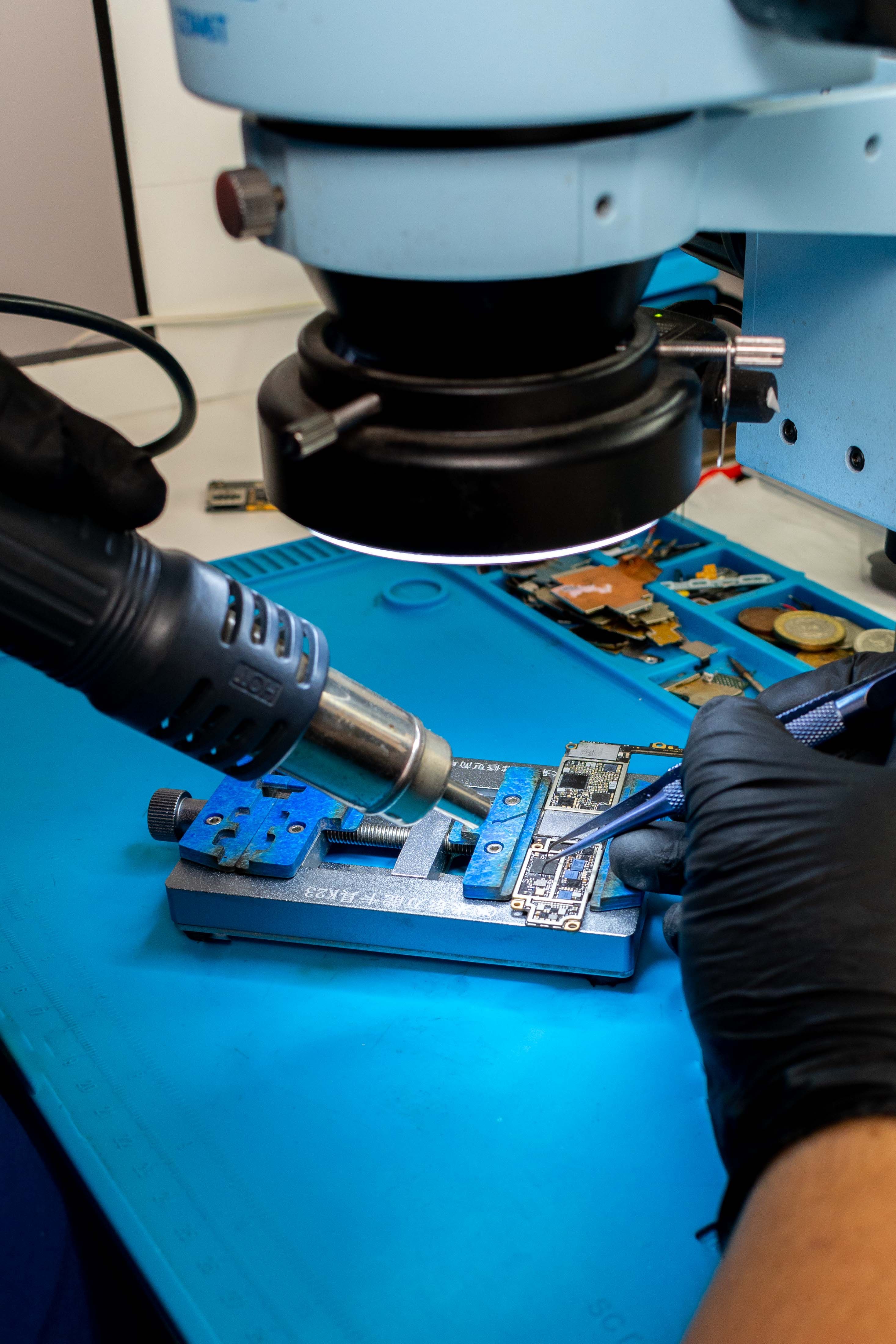 Diagnostic électronique d'un appareil en atelier